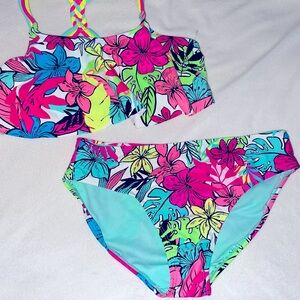 Girls Kian D. Two Piece Swimsuit size 10/12